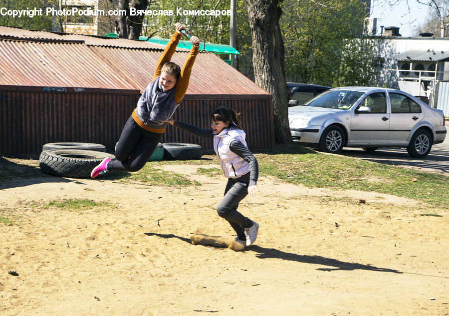 Human, People, Person, Automobile, Car, Vehicle, Playground