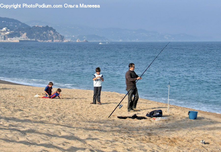 People, Person, Human, Leisure Activities, Fishing, Beach, Coast