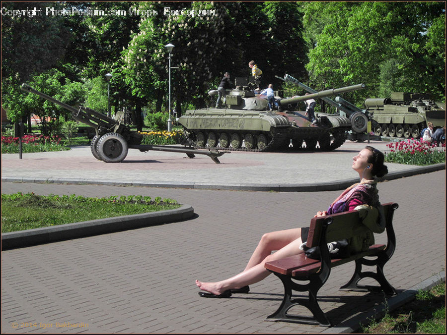Army, Tank, Vehicle, Cannon, Weaponry, Chair, Furniture