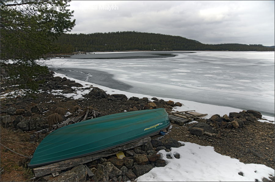 Boat, Dinghy, Beach, Coast, Outdoors, Sea, Water