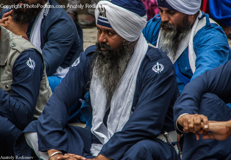 People, Person, Human, Hat, Headband, Turban, Back