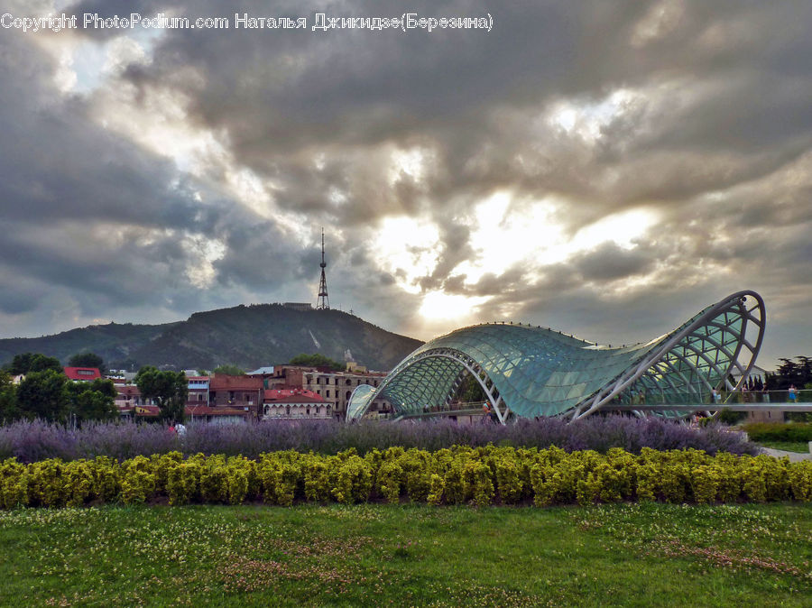 Hangar, Auditorium, Architecture, Observatory, Planetarium, Amusement Park, Greenhouse