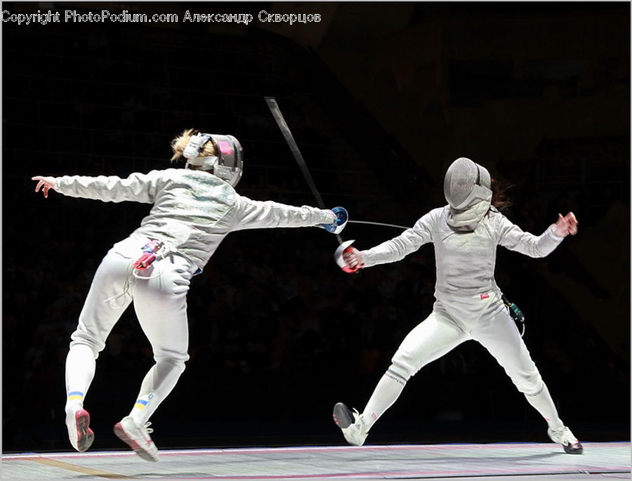 People, Person, Human, Fencing