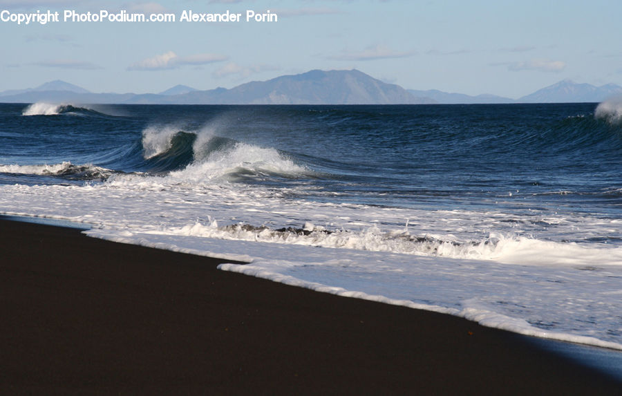 Outdoors, Sea, Sea Waves, Water, Beach, Coast, Ocean