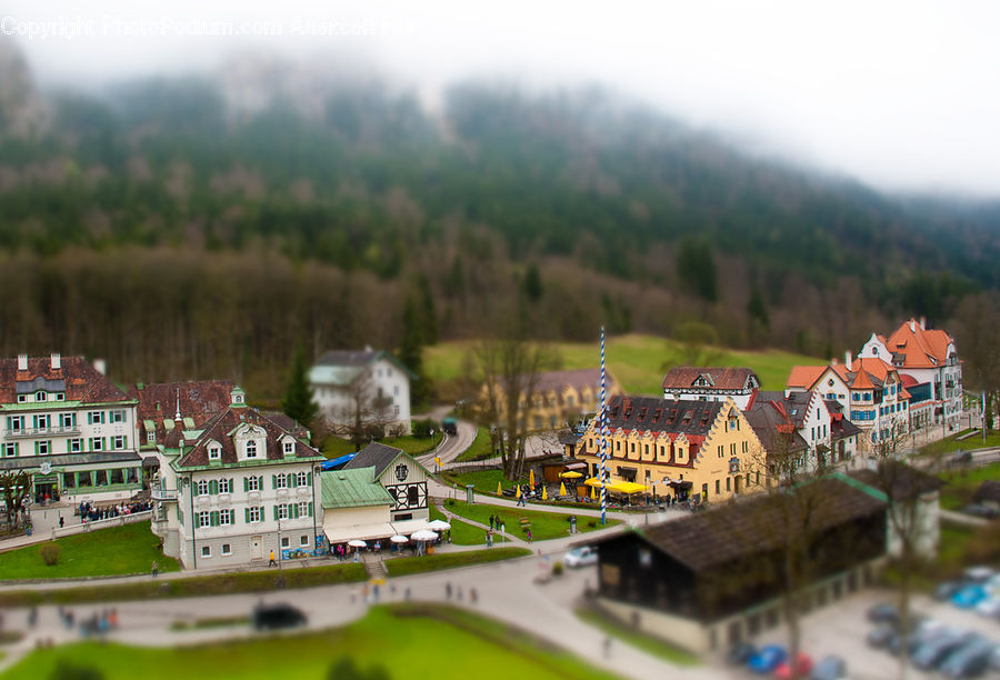 Downtown, Neighborhood, Town, Building, Housing, Villa, Architecture