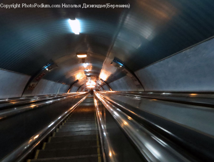 Tunnel, Subway, Train, Train Station, Vehicle, Road