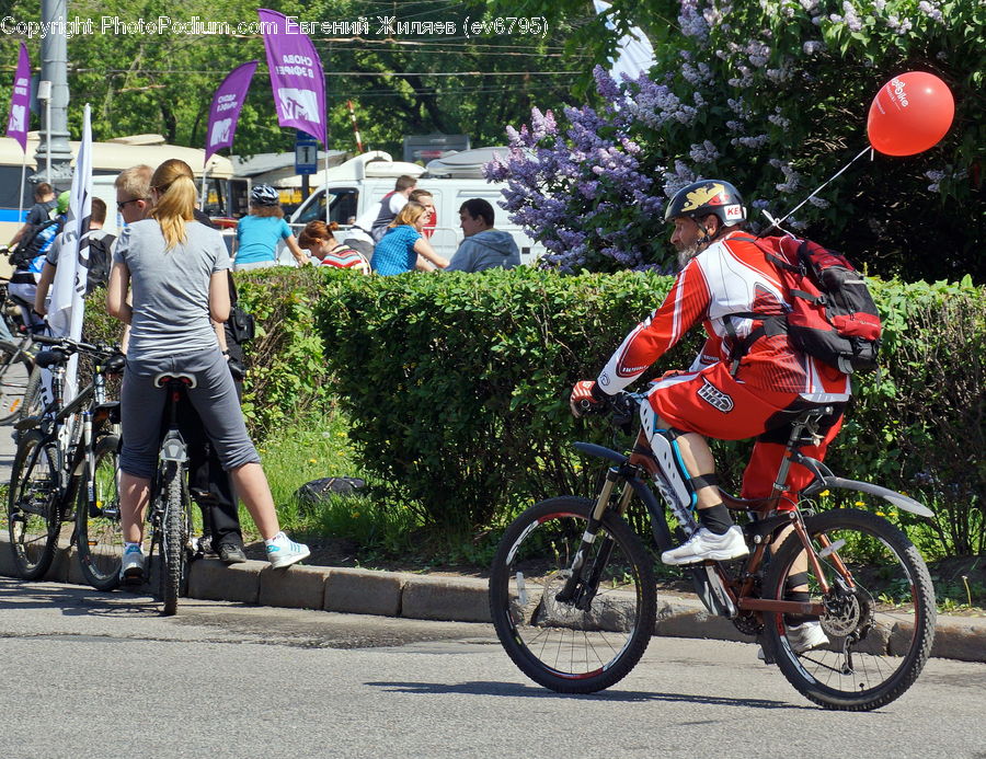 Human, People, Person, Bicycle, Bike, Vehicle, Moped