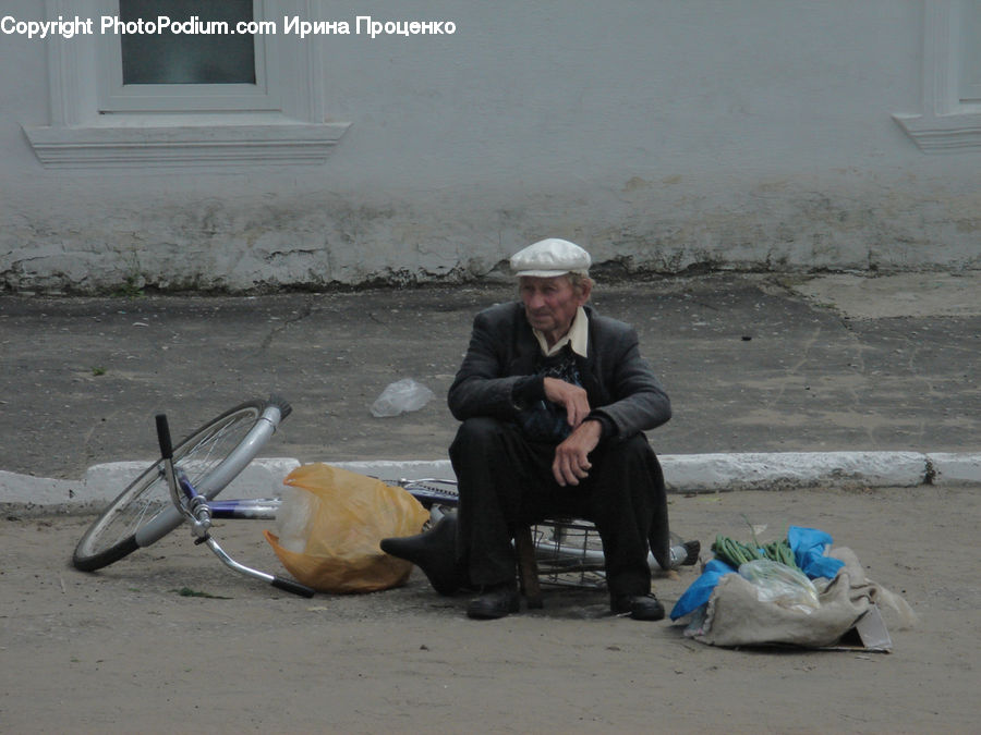 Human, People, Person, Trash, Asphalt, Tarmac, Outdoors