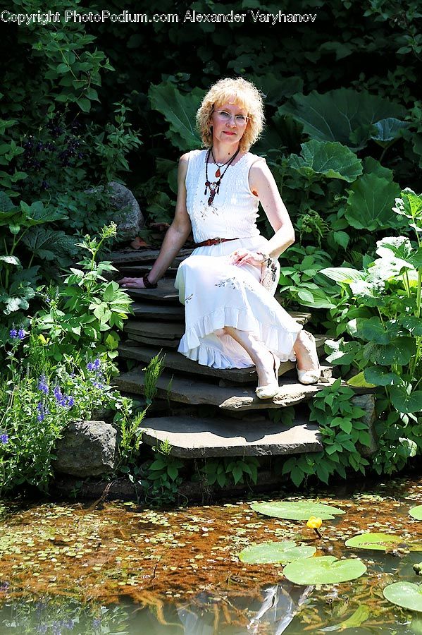 Human, People, Person, Plant, Potted Plant, Female, Outdoors