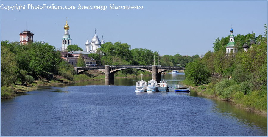 Canal, Outdoors, River, Water, Castle, Ditch, Fort