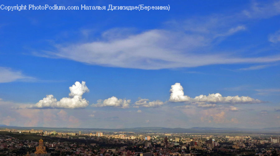 Cloud, Cumulus, Sky, Azure Sky, Outdoors, Landscape, Nature