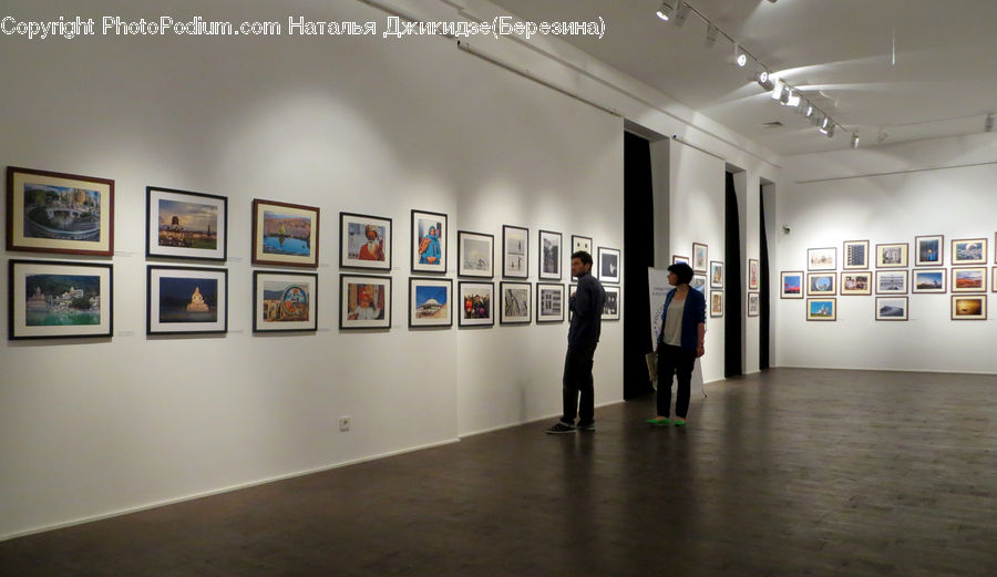 Art, Art Gallery, Painting, Corridor, Flyer, Poster, Modern Art