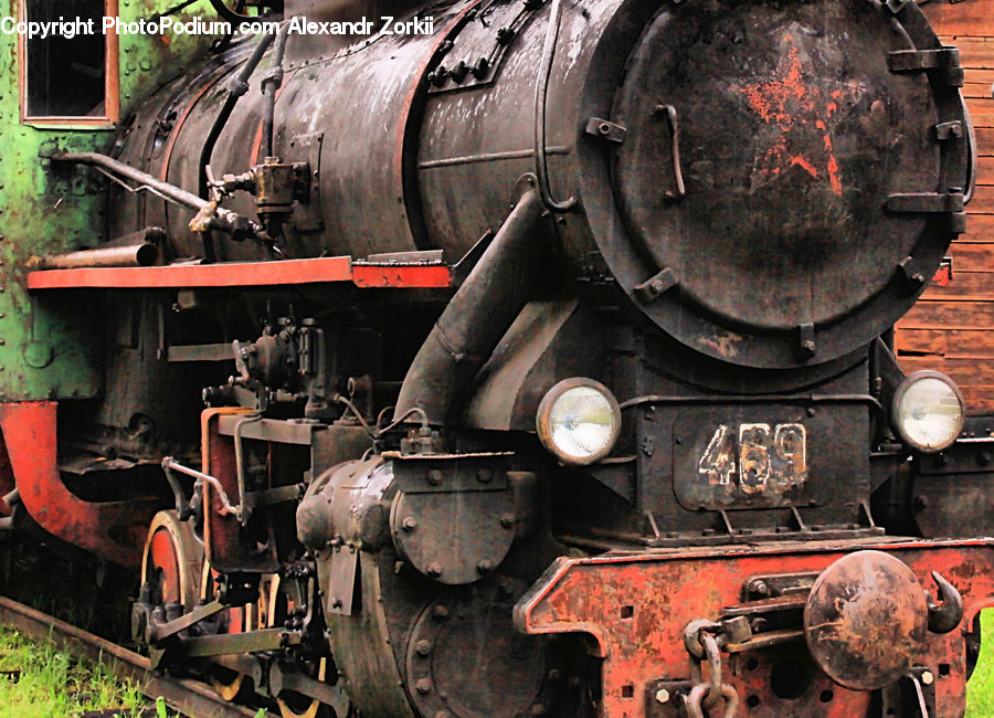 Rust, Locomotive, Rail, Train, Transportation, Vehicle, Engine