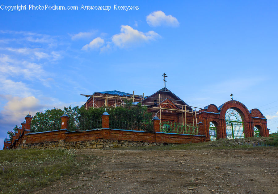Architecture, Housing, Monastery, Brick, Mansion, Roof, Tile Roof