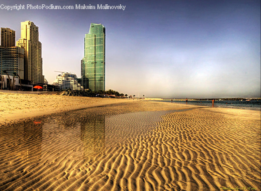Building, City, High Rise, Outdoors, Sand, Soil, Housing