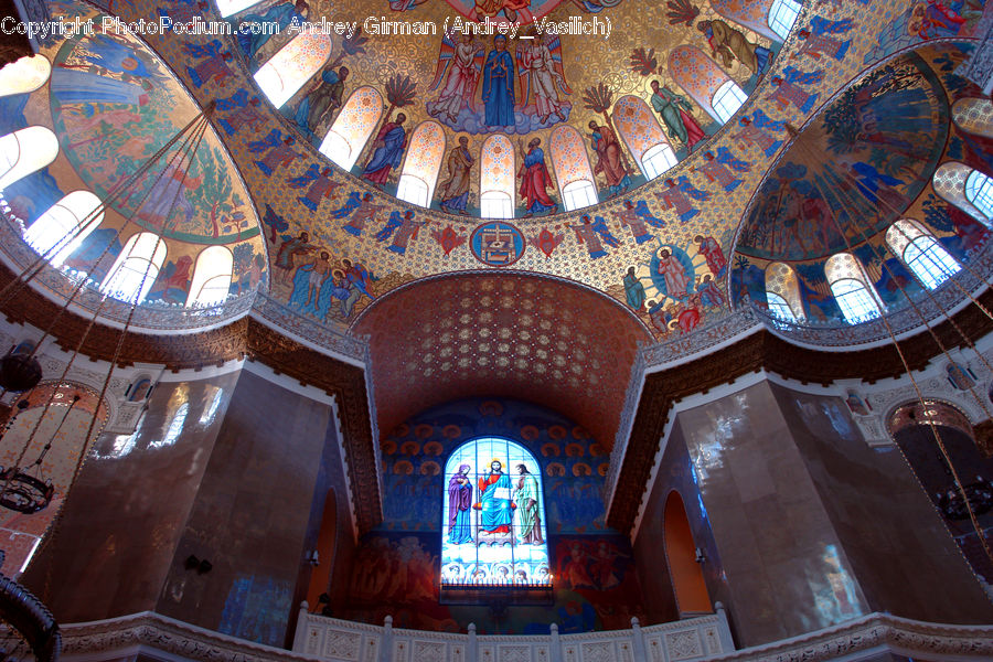 Architecture, Dome, Mosque, Worship, Church, Home Decor, Quilt