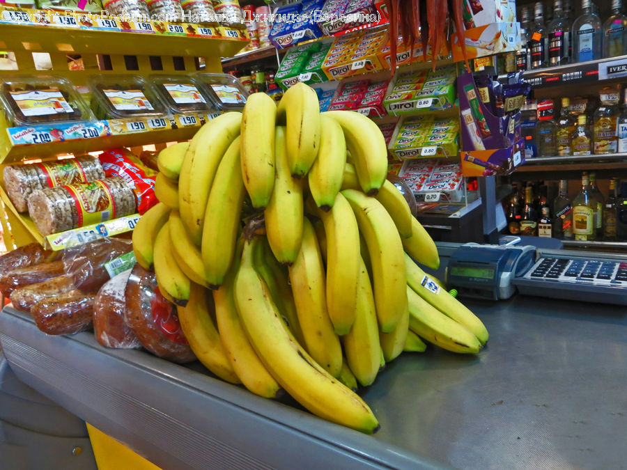 Banana, Fruit, Electronics, Keyboard, Shop, Market, Produce
