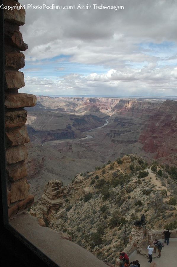 Canyon, Outdoors, Valley, Rock, Cliff, Coast, Sea