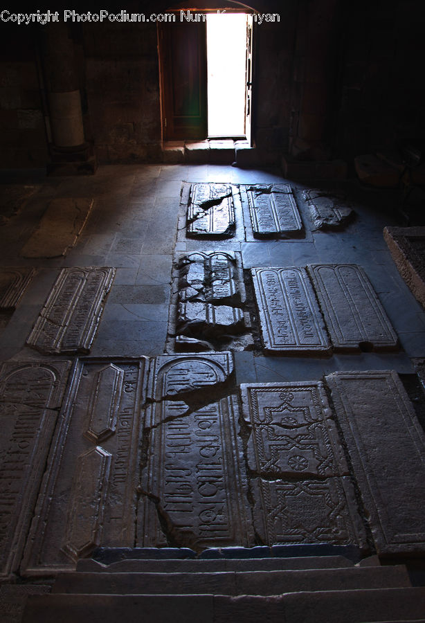 Crypt, Pavement, Bucket, Coffee Table, Furniture, Table, Chest