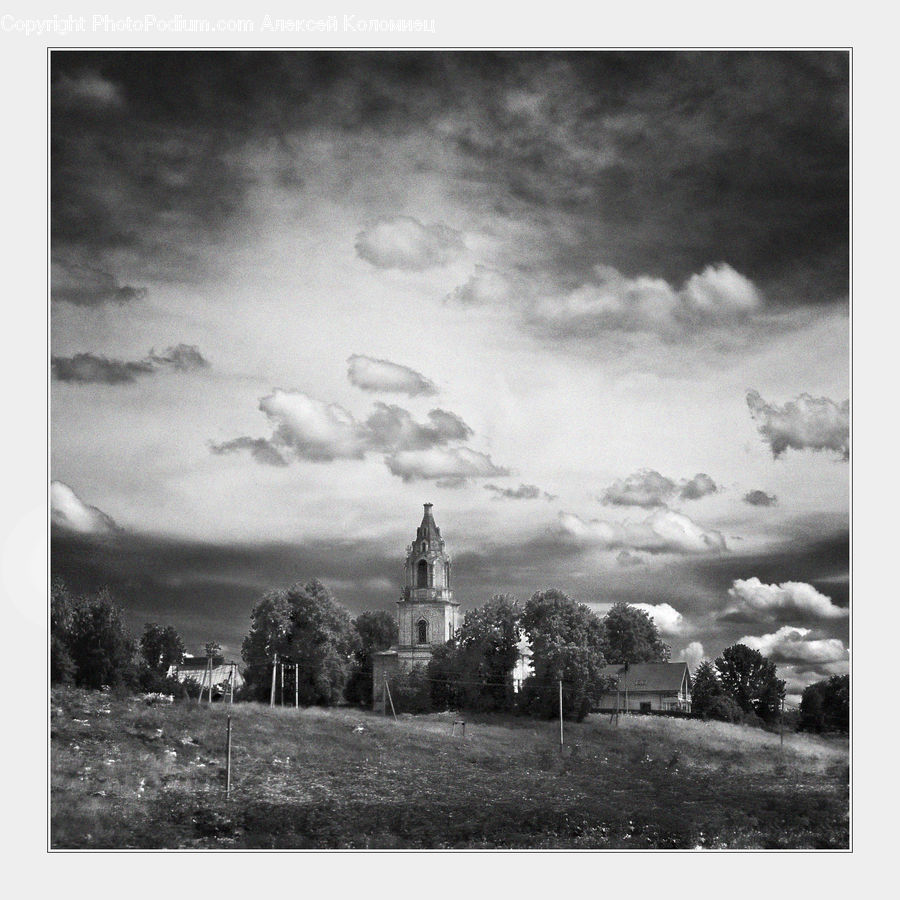 Cloud, Cumulus, Sky, Collage, Poster, Azure Sky, Outdoors