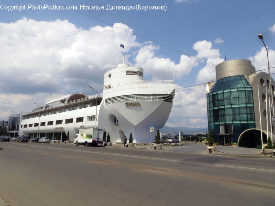Cruise Ship, Ocean Liner, Ship, Vessel, Boat, Yacht, Architecture