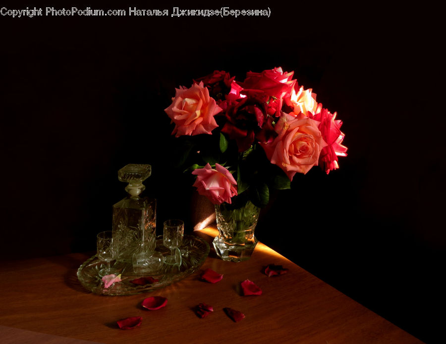 Floral Design, Flower, Flower Arrangement, Flower Bouquet, Ikebana, Glass, Goblet