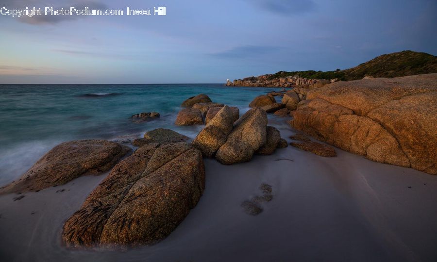 Coast, Outdoors, Sea, Water, Beach, Rock, Promontory