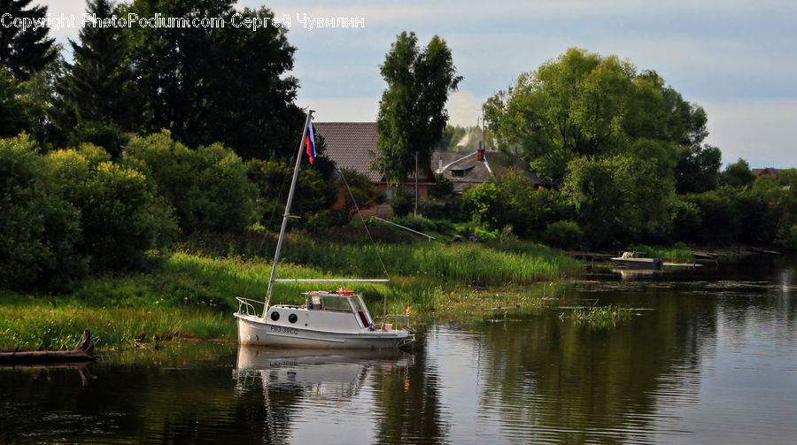 Canal, Outdoors, River, Water, Pond, Boat, Dinghy