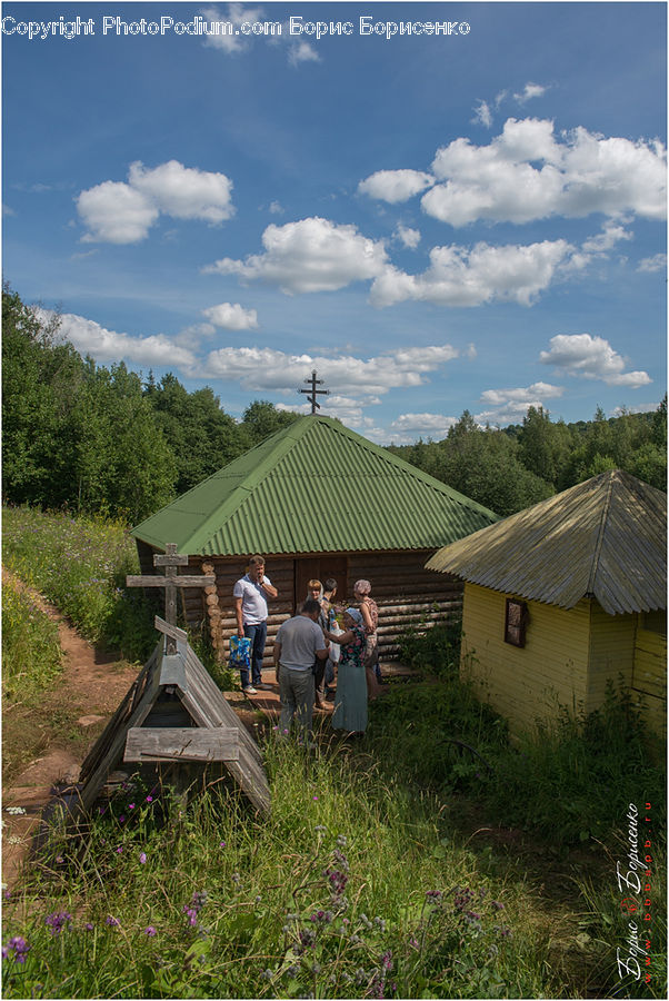 Building, Cottage, Housing, Backyard, Yard, Cabin, Hut