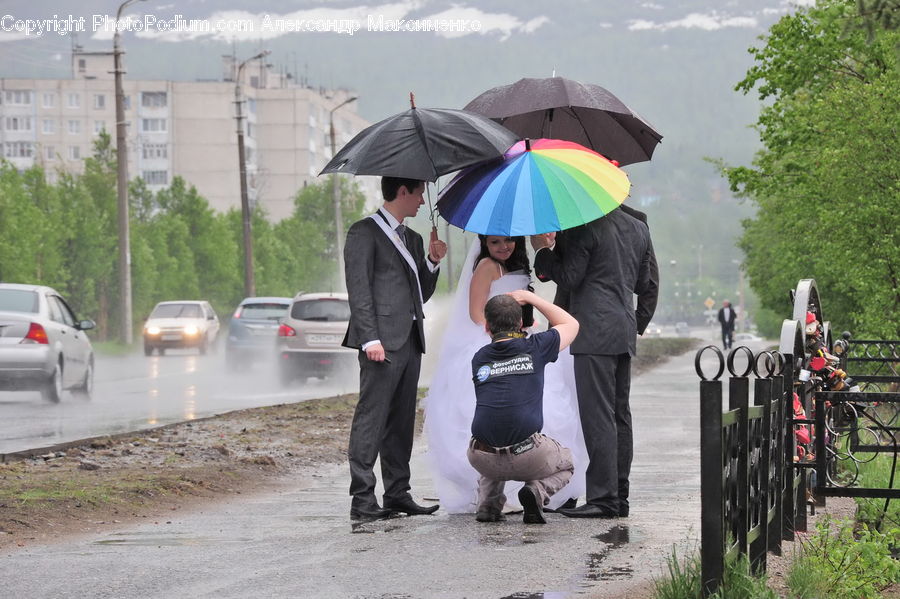 Human, People, Person, Umbrella, Clothing, Overcoat, Suit