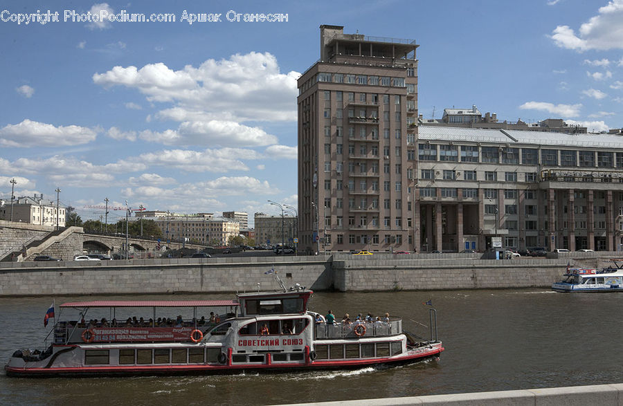 Cruise Ship, Ferry, Freighter, Ship, Tanker, Vessel, Building