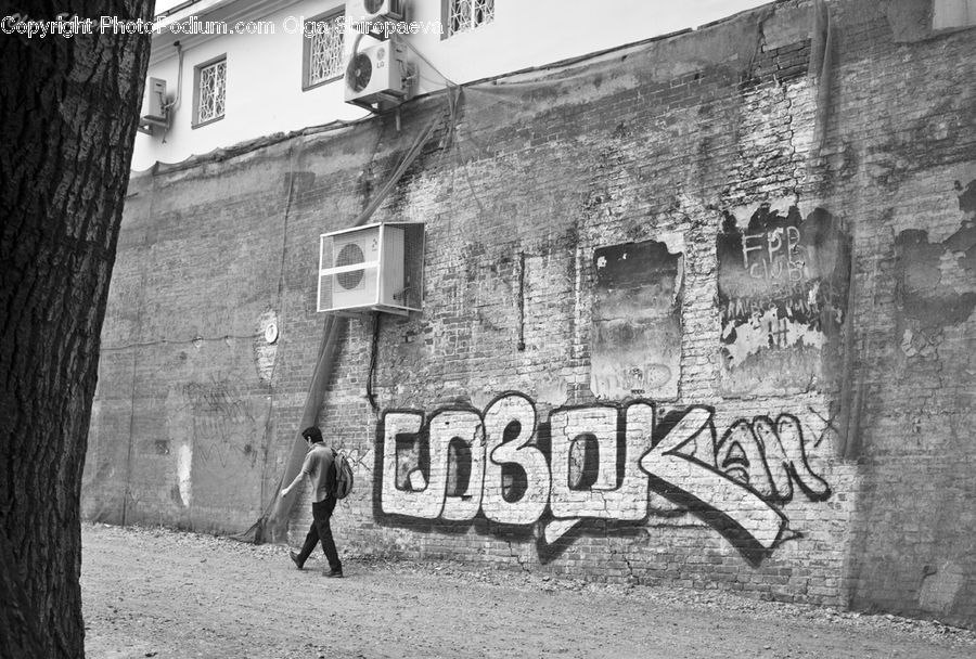 Art, Graffiti, Mural, Wall, Alley, Alleyway, Road