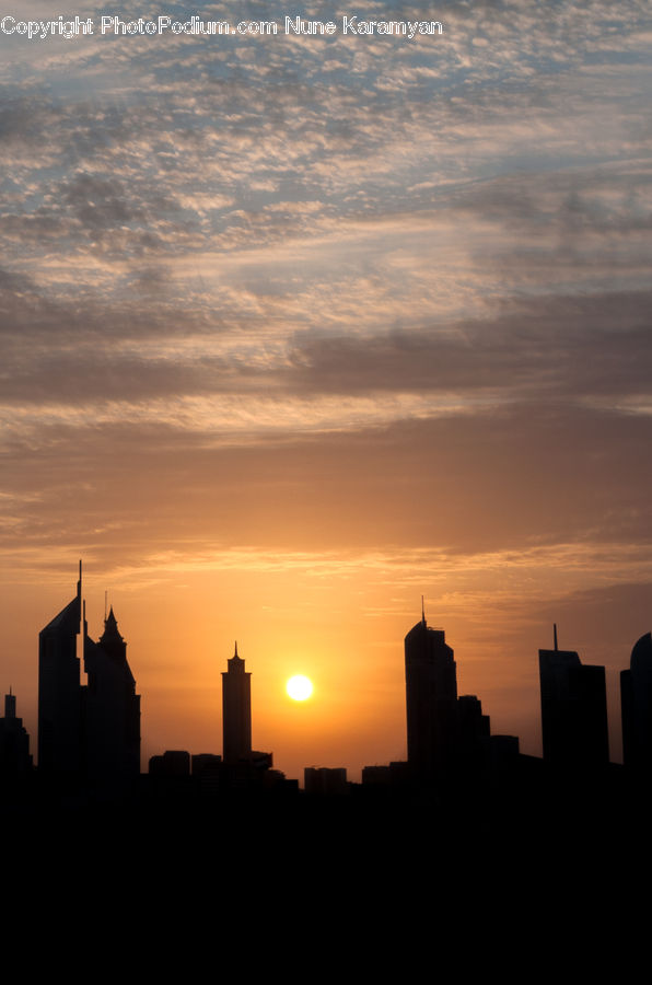 Dawn, Dusk, Red Sky, Sky, Sunrise, Sunset, Outdoors