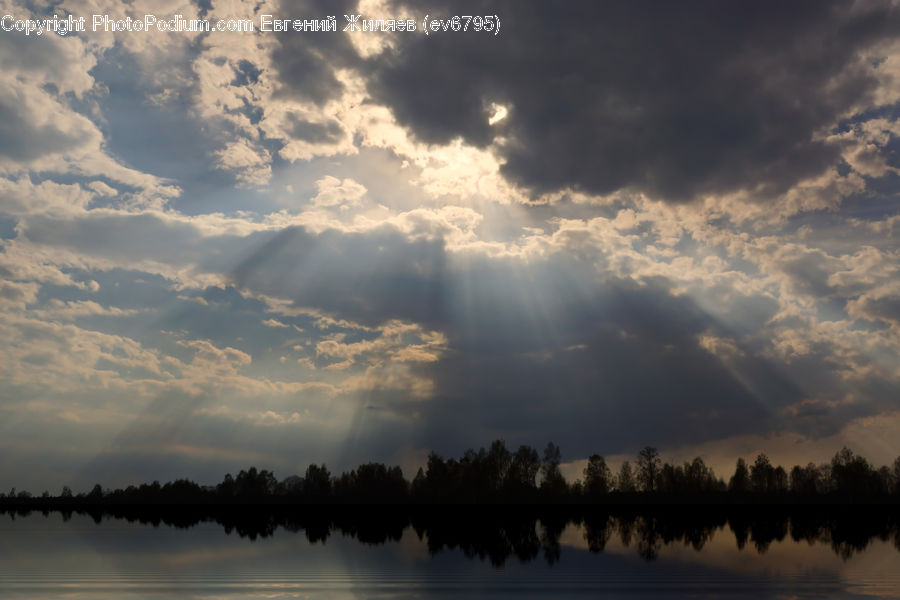 Azure Sky, Cloud, Outdoors, Sky, Cumulus, Dawn, Dusk