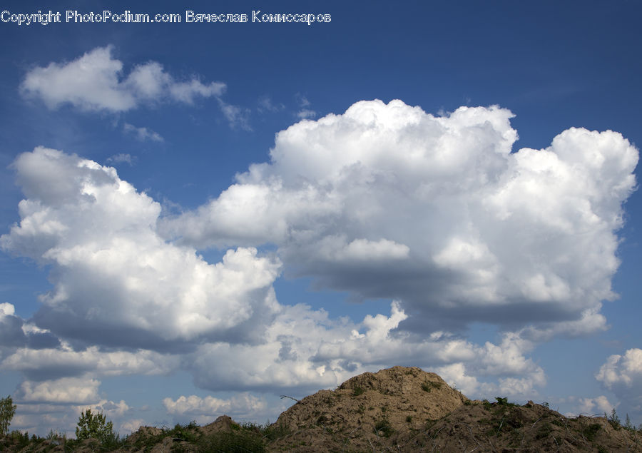 Cloud, Cumulus, Sky, Azure Sky, Outdoors