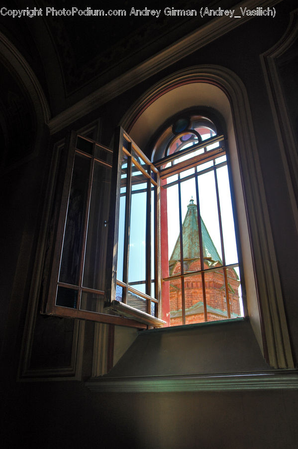 Window, Light Fixture, Building, Architecture, Church, Worship