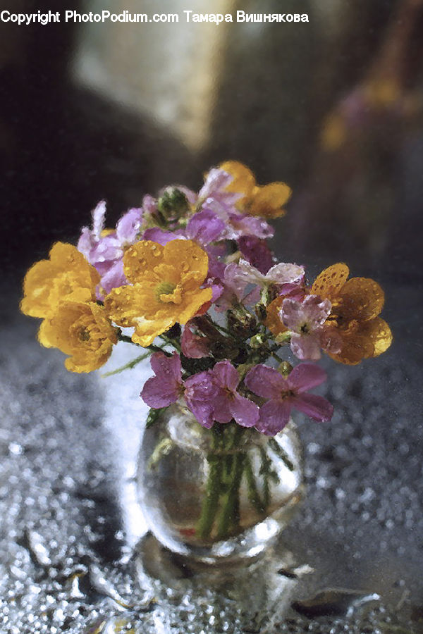 Flower, Flower Arrangement, Flower Bouquet, Crystal, Amethyst, Gemstone, Lavender