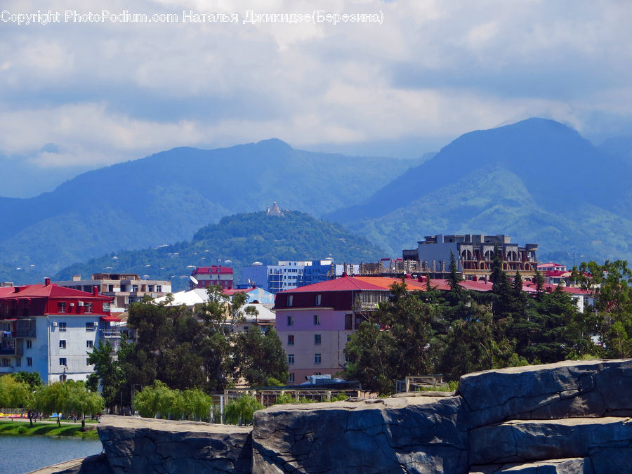 Lumber, Rock, Landscape, Nature, Scenery, Hotel, Resort