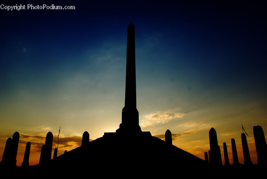 Silhouette, Architecture, Dome, Mosque, Worship, Spire, Steeple