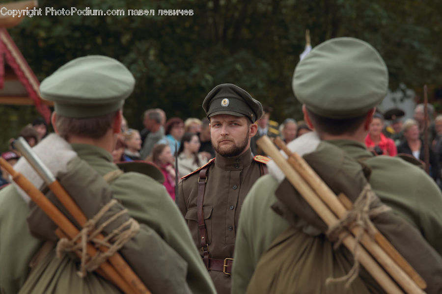 People, Person, Human, Audience, Crowd, Weapon, Parade