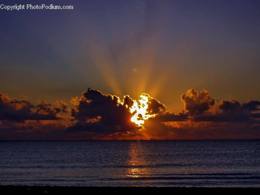 Dusk, Outdoors, Sky, Sunlight, Sunrise, Sunset, Sun