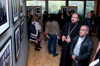 Открытие Международной передвижной фотовыставкы "Благословенный путь" в Ереване.