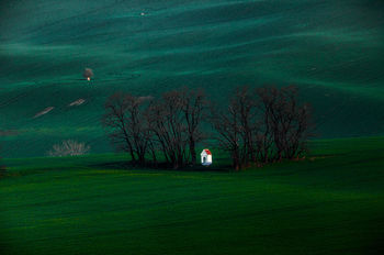 Moravia, April - часовня