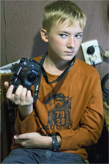 портрет юного фотографа Егора Бондаренко