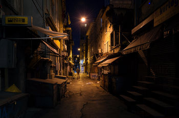 Ночные улочки Стамбула