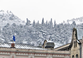 В Тбилиси снег - первый