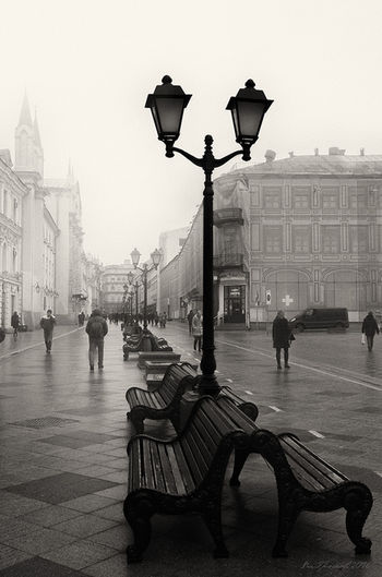 Москва. Мокрый февраль