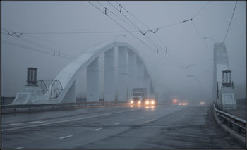 Москва. Туман