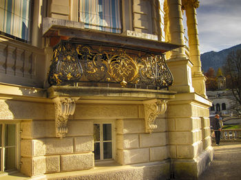 балкон дворца Линдерхоф