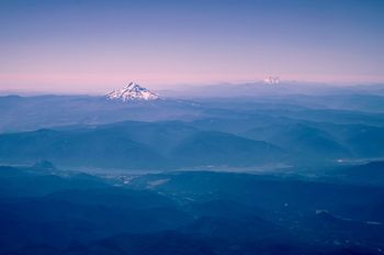 Рассвет над Орегоном. Mt. Hood